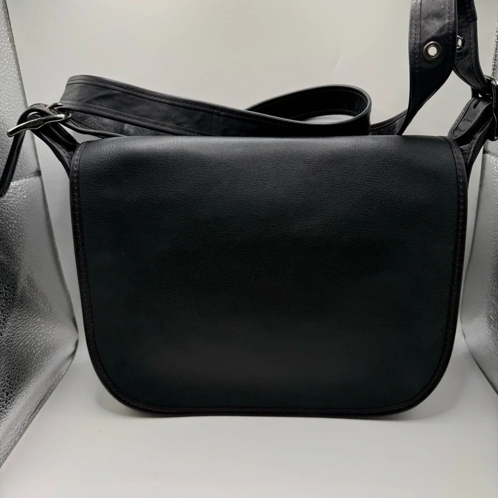 Coach Limited Edition 75th Anniversary 1941 Legacy Saddle Bag Black With DustBag